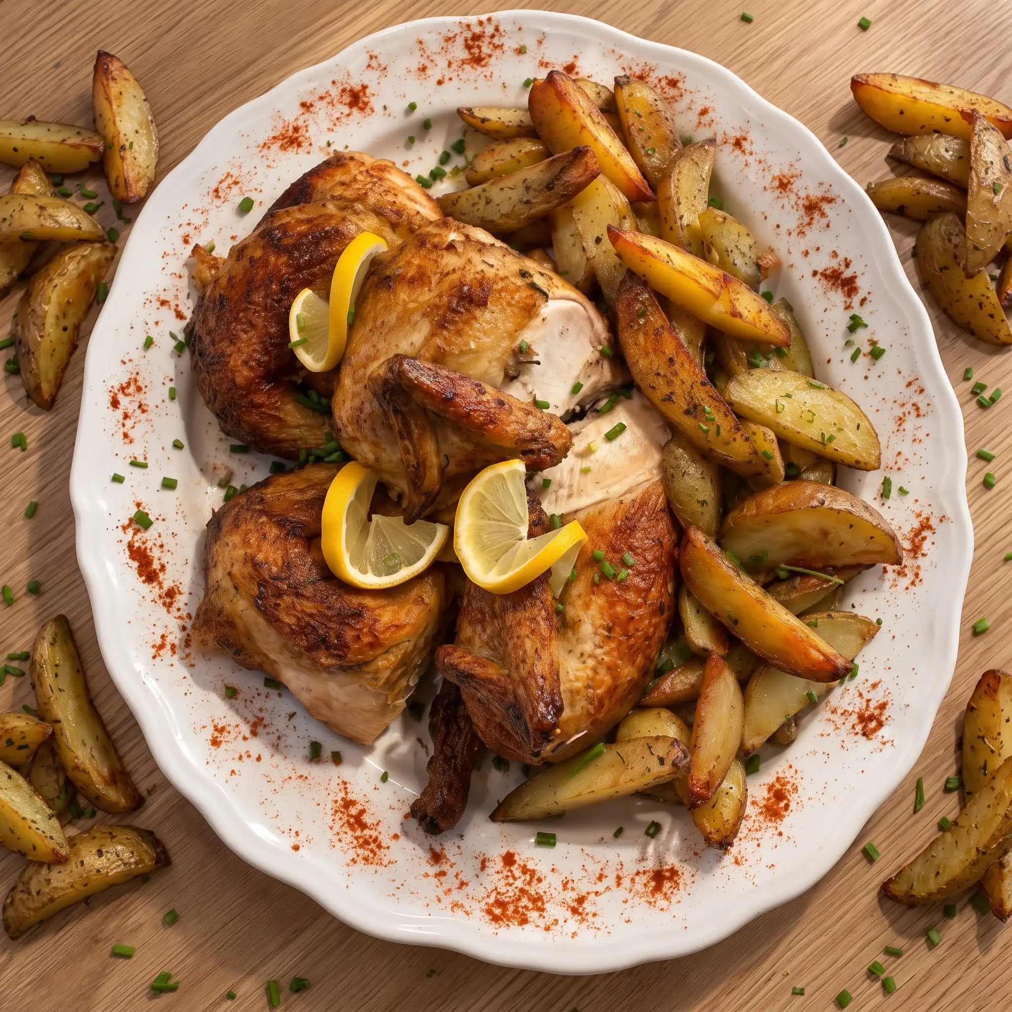 Pollo al Espiedo estilo Francés (1/2 Pollo)